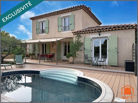 Villa Provençale de 135m² sur 1345m² de tarrain clos avec piscine