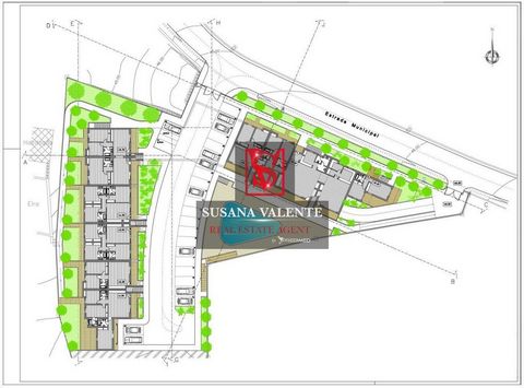 Terrain avec projet approuvé pour Village, sur un terrain de 4690 m2, 15 villas jumelées, avec un total de 39 chambres, réception, piscine, bar, garage, buanderie, salon et espaces verts. Dans ce projet, il est possible d’augmenter le nombre de chamb...