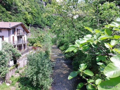 Ref. 2036 I - Ticova immobiliare offers for sale 10 km from the border with Switzerland, in a picturesque location, in Porlezza, on the Corrido river, a beautiful hotel with 11 rooms and restaurant. The solution is arranged on several levels and is e...