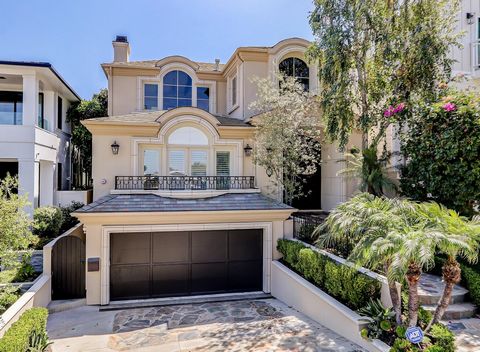 Elegance at the Beach...Situated in the coveted Manhattan Beach Hill Section, this beautiful Coastal French inspired home is the perfect blend of style, livability, size, outdoor space, and location. Within the 4,300 sq ft of living space, there are ...