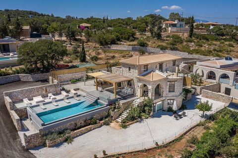 This exceptional villa lies in a prime location in the Northern hills of Zakynthos with stunning views across the Ionian. The main property is split across two levels with thoughtful design and traditional features; maintaining it's Greek authenticit...