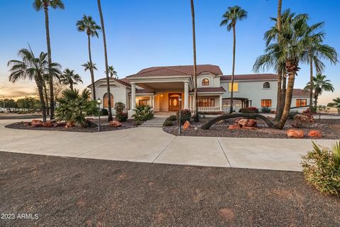 Presenting the legendary 7,200 square foot mansion on Peoria Ave that has graced the city of Surprise since the mid 1990's. It is now better suited for commercial purposes than residential. The grand foyer greets you with an impressive spiral stairca...