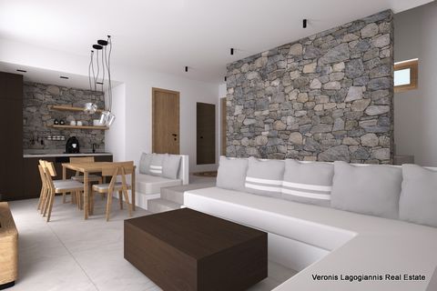 Plaka Naxos, 3 stone houses are available for sale. The houses will be built within a plot of 2,268 m2, in a quiet location with easy access. The distance from the famous Plaka beach is 500 m. and from Naxos Town 8 km. Each house of 115 m2, is develo...