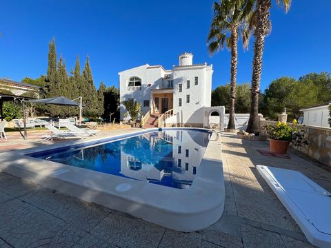 Cette superbe villa, située dans le village pittoresque de Pinar de Campoverde, a fait l’objet d’une rénovation complète et est maintenant entièrement meublée et prête à emménager. Dotée de quatre chambres, d’un garage et d’une piscine de 12,5 m x 5 ...
