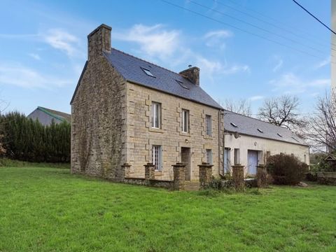 A fantastic 3 bed detached property, with a family bathroom near the village of Carnoët.  The property has just over 2307m2 of land.     The property comprises of an entrance hallway this leads to the lounge, here you will find a wood burning stove. ...