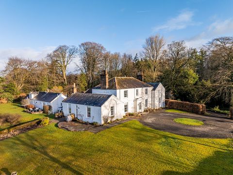 Holmhill is a superb and beautifully situated Georgian B Listed property set in approximately 6 acres of glorious grounds, with impressive open views over the River Nith to the Keir hills to the west.  Holmhill dates from around 1760 when the first r...