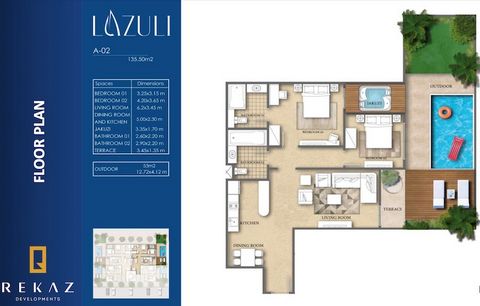 Lägenhet med 2 sovrum och 2 badrum på bottenvåningen med poolalternativ. Lägenhet Sizze är 135,5 kvm och ytterligare 53 kvm trädgård. Möjlighet att lägga till stor eller liten pool. Se bifogad Betalningsplan. Alternativet 1 10 % handpenning 90 % unde...