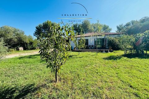 EXCLUSIVITE - EMPLACEMENT EXCEPTIONNEL au sein du village le plus prisé du Nord de MONTPELLIER COLLECTION IMMOBILIER Expertimo vous présente cette villa récente de 116m2 entièrement de plain-pied, implantée sur un magnifique terrain plat et arboré de...