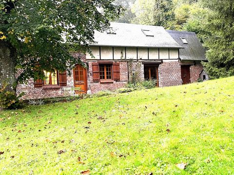 Située près de Lyons-la-Forêt, en bordure de la forêt de Lyons, à 25 minutes de Gisors et 10 minutes de Gournay-en-Bray. Cette charmante longère en briques et colombages dispose d'une cuisine aménagée et équipée avec cheminée et insert, d'un séjour s...