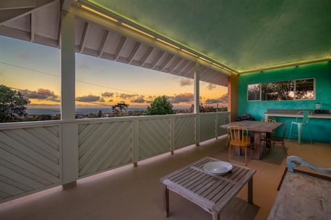 Quality finishes, ocean views, a large covered lanai, a two-car garage, and lots of bonus space make this Pukalani Residential Condo a great option for Upcountry buyers. The second-story, primary living space has two bedrooms and two bathrooms. Attri...