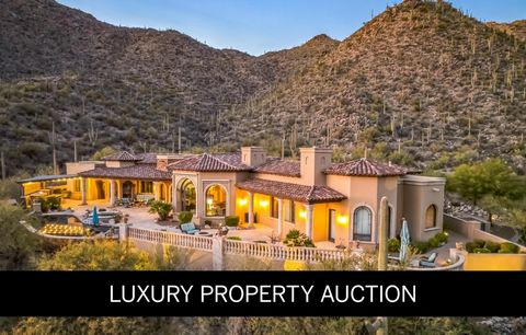 Listed for $2.9M. Starting Bids Expected Between $1M–$2M. An extraordinary Mediterranean masterpiece meticulously crafted by Alan Roberts with interiors by Lori Carroll, this architectural marvel celebrates the dramatic Arizona landscape. Perched on ...