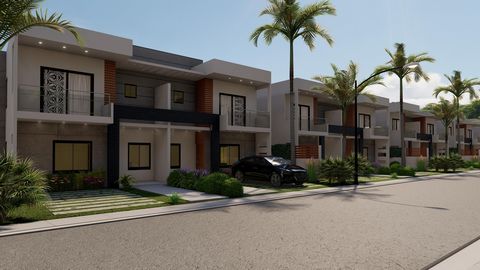 This is an exclusive townhouse project located in Bávaro, Punta Cana, designed to combine comfort, luxury and functionality in a privileged environment. This residential complex is characterized by its modern architecturally designed units, ideal for...