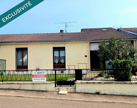 Maison 5 pièces, 3 chambres, terrasse, garage.