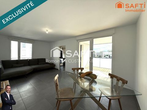 Superbe appartement de 3 pièces disposant d'une terrasse et d'une place de stationnement privée !