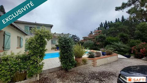 Maison 165m2, 3/4 chambres, piscine, garage, terrain 6033m2