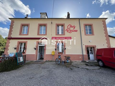 BAR-RESTAURANT AVEC CLIENTÈLE D'HABITUÉS. -SALLE DE RÉCEPTION AVEC CAPACITÉS D'ACCUEIL DE 40 COUVERTS, TERRASSE EXTÉRIEUR. -ÉTABLISSEMENT RÉNOVÉ, CADRE CHALEUREUX ET CONVIVIAL. -LOGEMENT SUR PLACE, APPARTEMENT À L'ÉTAGE INCLUS, PARFAIT POUR ALLIER TR...