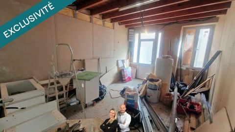 Maison à vendre au centre de Damazan – 50 m² environ, à finir de rénover