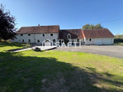 COUP DE CŒUR – PERLE RARE EN CAMPAGNE DE CHÂTILLON-SUR-INDRE ! 255 m² – 4 chambres – PARTIE AIR BNB – Terrain 6635 m²