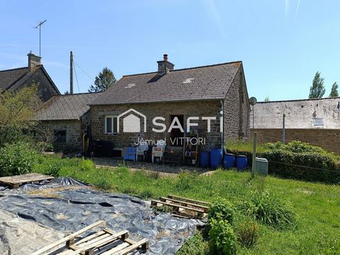 Maison en pierre 2 chambres, terrain 1800m²