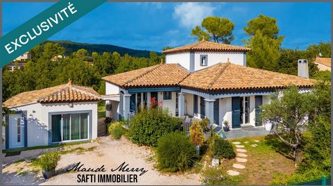 Villa contemporaine de 120 m2 (3 chambres) - dépendance de 45 m2 (2 chambres) - piscine - atelier/garage - tout à l'égout - état irréprochable - aucuns travaux à prévoir