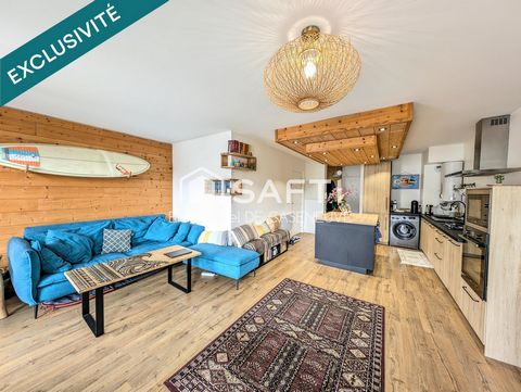 Beau F3 de 63m² agencé en F2 avec Balcon