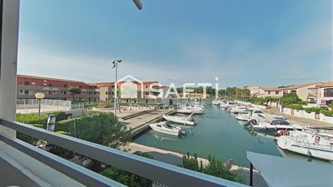 Appartement 2 pièces -Vue Marina - Résidence piscine- place privative parking