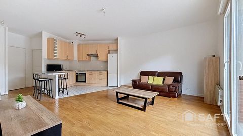 Appartement 49m² : RER A à 7 min + Terrasse 17m²