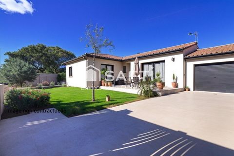 Maison de plain-pied récente, 3 chambres de 102 m² avec Garage