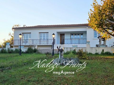 Pavillon de plain-pied avec grand sous-sol et jardin