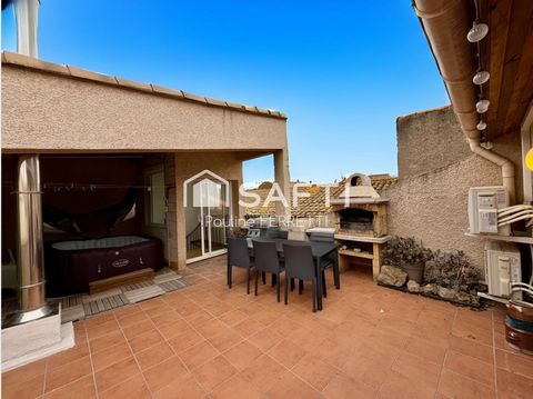 LOCATION Maison de village 115m2, 4 Pièces, garage deux roues et terrasse tropézienne