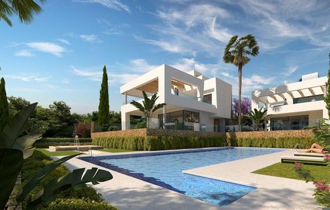 New Development Under construction! Walking distance to everything - including the beach in San Pedro de Alcantara!. 10 exclusive, modern design villas in fully gated villa complex to be fitted with exceptionally high qualities. The villas share a gy...