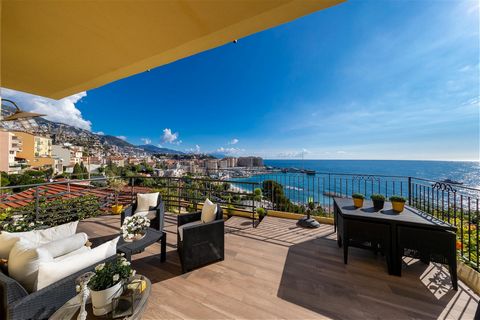 Summary This tastefully renovated half of a townhouse is ideally located only 300 metres from Monaco. Dating from the beginning of the 20th century, the house set over three levels and boasts a panoramic view over the sea and the Port of Cap d'Ail fr...