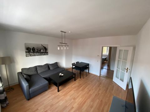 Very spacious flat with just under 50 sqm. Two spacious rooms Also ideal for double occupancy Kitchen fully equipped incl. ceramic hob, fridge-freezer, washing machine, dishwasher and plenty of storage space and seating. Balcony, modern shower room, ...