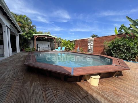 Dpt Guadeloupe (971), à vendre SAINT-FRANCOIS, villa 3 chambres avec piscines et jacuzzi