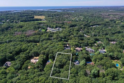Plans approved for 4815 sq ft 5+ bedroom traditional home. Includes 1400 sq ft finished basement. Prime, peaceful East Hampton Village Fringe location. ID 904489