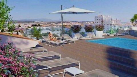 Magnificent contemporary apartments with high quality finishes, inserted in a private condominium with communal pool on the terrace and underground park. On the terrace offers a panoramic view over the city and the Monchique mountain range. They are ...
