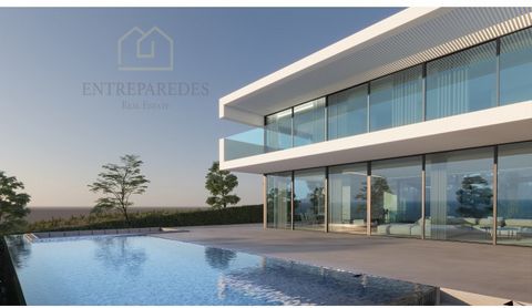 Plot of land with approved project for a luxury 4 bedroom villa with swimming pool and sea view to buy, Seca do Bacalhau, Vila Nova de Gaia. With a unique location, the architectural project authored by the architect Vasco Vieira, was designed so tha...