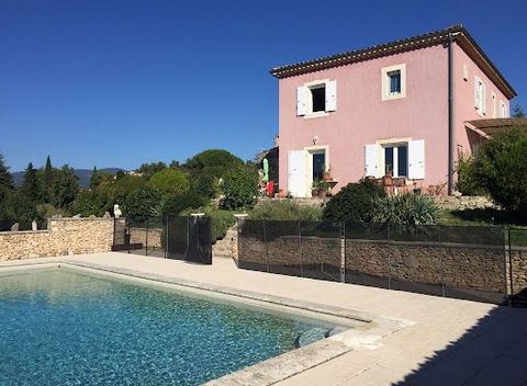 AT THE HEART OF LUBERON PARK Close to the Villars village, Saint Saturnin les Apt and the famous Provençal market of Apt This house has been built in 1999 with a living area of 282 sqm, it comprises ; On the ground floor: an entrance hall, a large 55...