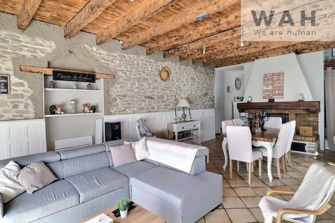 SALE HOUSE 5 ROOMS IN LAURE MINERVOIS 11800 THE WAH AGENCY OF CLERMONT L'HERAULT offers you a house of 115 m2 on a plot of 386 m2 with a lot of charm (exposed beams and stones) 10 minutes from Carcassonne in a hamlet 5 minutes from schools and shops....