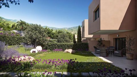 New build property Mallorca: Romantic end terraced house with Mediterranean flair in Esporles, just 15 minutes from the capital Palma de Mallorca. The construction project with 13 terraced villas will be completed in 2025 in the authentic style of Ma...