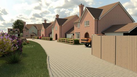 Fine & Country are pleased to present Meadow View. PLOT 1, ROE HOUSE is the first of these properties to be released for sale.An exclusive development of four properties located in the sought after village of Great Finborough. Only three miles from S...