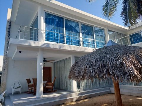 Luxusvilla in Playa Nueva Romana: ein exklusiver Rückzugsort nur wenige Schritte vom Strand entfernt. Entdecken Sie die Essenz dieser spektakulären 2-stöckigen Villa in Playa Nueva Romana, einer der exklusivsten und begehrtesten Gemeinden in der Kari...