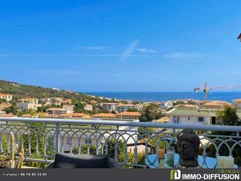 N°Id-LGB165436: L'ile rousse, settore Ile rousse, 3 camere con vista mare e garage di circa 77 m2 di cui 3 camera(e) di cui 2 camera(e) + Terrazza di 22 m2 - Vista: Mare panoramico - Costruzione 2011 Architetto - Attrezzature ausiliarie: terrazza - g...