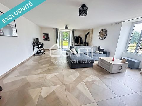 Maison en pierre entièrement rénovée il y a 2 ans de 140m² édifiée sur un terrain clos de 1410 m². Située au calme, elle est composée au rez-de-chaussée : d'une cuisine aménagée et équipée avec un îlot central, d'un salon/séjour équipé d’un poêle à b...