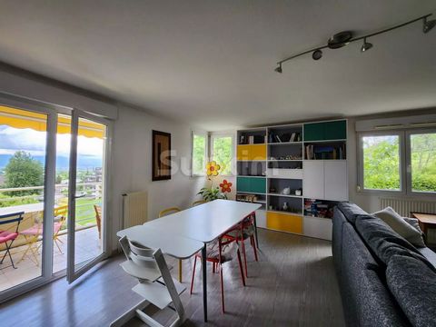 Ref 68945FV: Collonges-Sous-Salève, Apartment of approximately 109 m2, kitchen, living room, a balcony, 3 bedrooms, a shower room, as well as a cellar, and an outdoor parking space. To discover! Independent Swixim sales agent in your area: Fees payab...