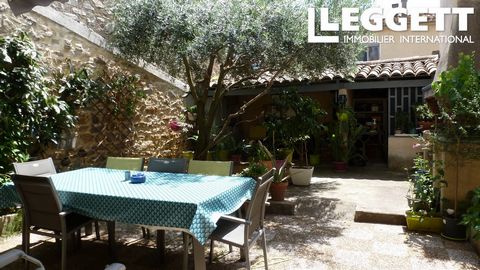 A22317LHS11 - A terraced stone house with a super, manageable outside area, shaded by an olive tree, lots of climbing plants and other greenery. A really spacious garage/workshop area and a centrally-heated house with a wood burning stove insert in t...