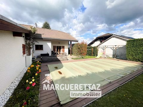 Villa avec piscine à PEILLONNEX Située dans le village de Peillonnex, venez découvrir cette belle villa individuelle sur 2 niveaux, construite dans les années 1990 puis rénovée avec goût, offrant un espace de vie spacieux et confortable. Avec ses 110...