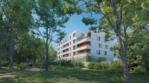 La résidence profite d’une situation idéale, en bordure d’un espace boisé et à l’orée des principaux parcs de la ville. Appartement au 1er étage de la résidence, composé d'une entrée , d'une pièce-à-vivre de plus de 35 m2 avec cuisine ouverte et un a...