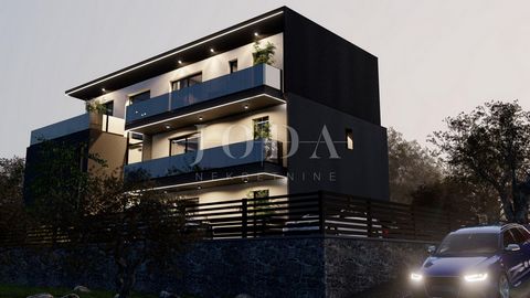 Location: Primorsko-goranska županija, Krk, Krk. Wir verkaufen ein Penthouse in einem Neubau in der Stadt Krk. Das Penthouse befindet sich im zweiten Stock eines kleineren Wohnhauses. Die Fläche des Innenraums beträgt 97,68 m2 und die Terrasse 51,68 ...