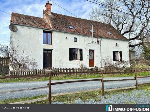 Fiche N°Id-LGB158264 : Boussac bourg, secteur 10 mns de boussac, Maison d'environ 128 m2 comprenant 6 piece(s) dont 3 chambre(s) + Terrain de 23485 m2 - Vue : Campagne - Construction Pierres - Equipements annexes : terrasse - double vitrage - cellier...